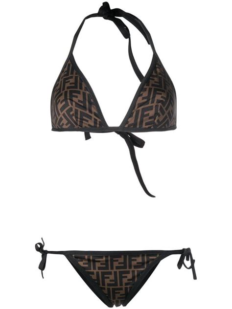 fendi bikini|Women's Fendi Designer Swimsuits & Beach Cover.